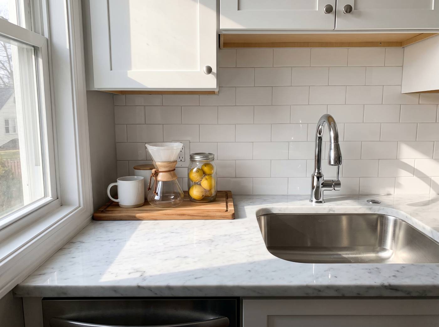 Kitchen after cleaning